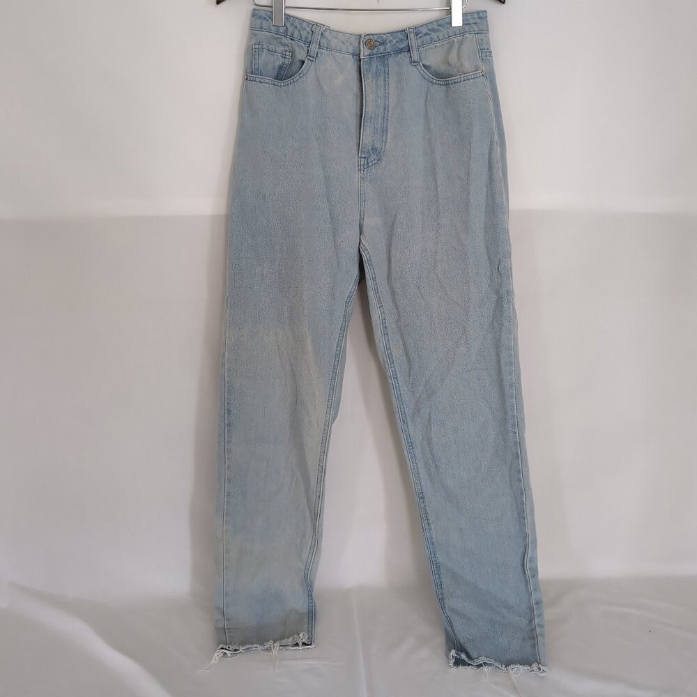 Missguided Women's Tall Light Blue Denim Jeans, Size 8 US